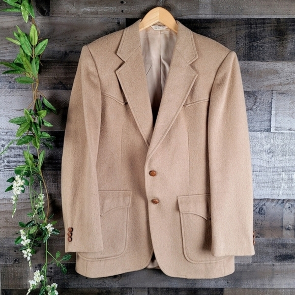 Sheplers Wool/Cashmere Blend Sport Coat 44L - Picture 3 of 12